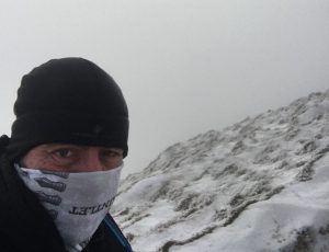 Paul Kemshell near the top of Whernside